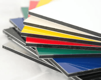 Amostra de ACM (Aluminium Composite Material)